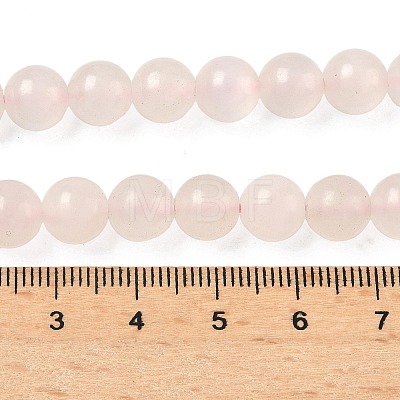 Natural Pink Mangano Calcite Beads Strands G-L505-09-8mm-1