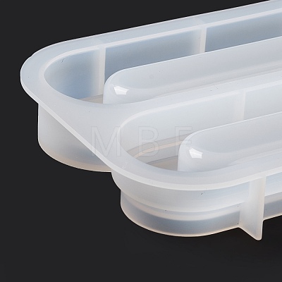 DIY Oval Dice Storage Box Food-grade Silicone Molds SIMO-D001-02-1