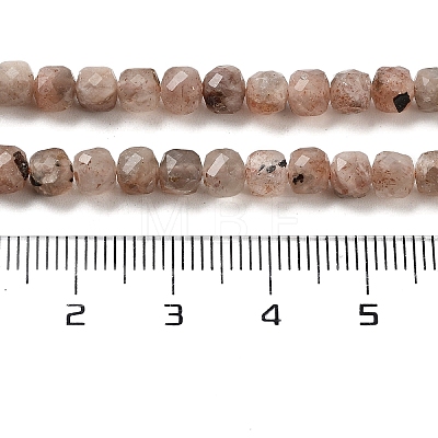 Natural Sunstone Beads Strands G-B093-B02-03-1