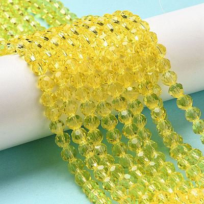 Transparent Glass Beads EGLA-A035-T6mm-D03-1