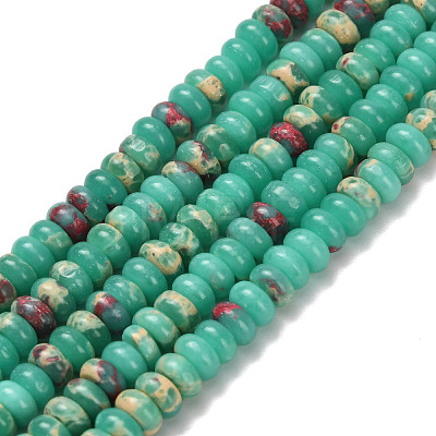 Synthetic Imperial Jasper Beads Strands G-Z110-B04-2x4mm-02-1