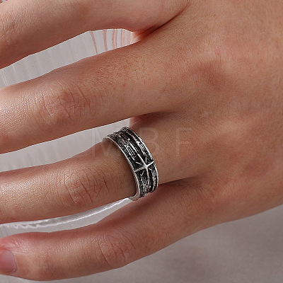 Adjustable Punk Style Alloy Cuff Rings FS-WGE8D32-01-1