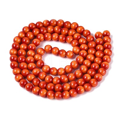 Imitation Tiger Eye Glass Beads Strands GLAA-Q106-03A-B05-1