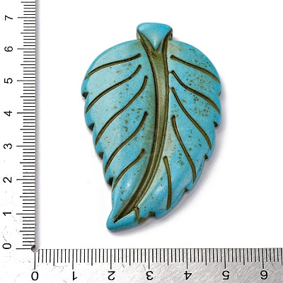 Synthetic Turquoise Big Pendants G-C147-01-1