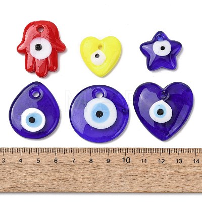 Handmade Lampwork Pendants LAMP-B051-05-1