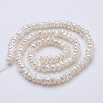 Natural Cultured Freshwater Pearl Beads Strands PEAR-F004-64-01-1