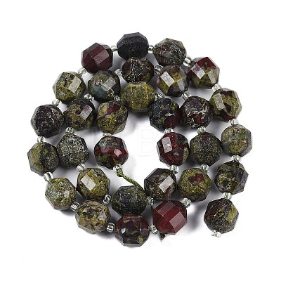 Natural Dragon Blood Beads Strands G-O201B-138G-1