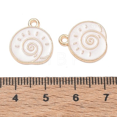 Alloy Enamel Pendants AL-CBAE435-12G-03-1