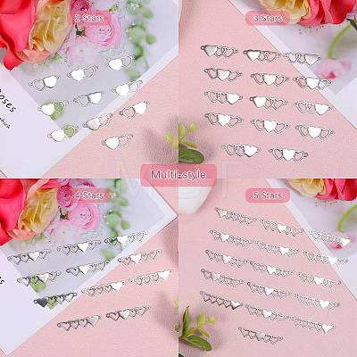 10Pcs Stainless Steel Connector Charms STAS-SZ0003-17B-1