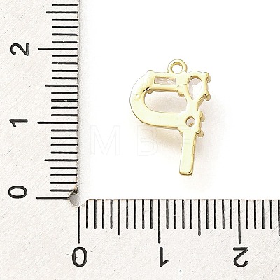 Brass Micro Pave Cubic Zirconia Pendants KK-M310-01G-16-1