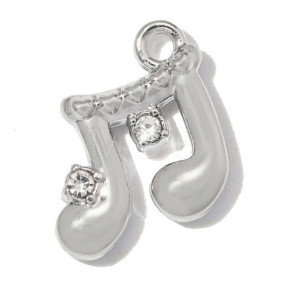 Zinc Alloy with Crystal Rhinestone Charms RB-OY001-64P-1