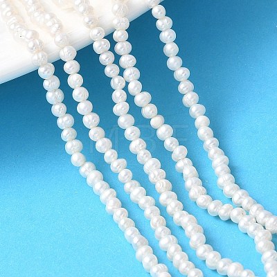 Natural Cultured Freshwater Pearl Beads Strands PEAR-I007-07K-01A-1