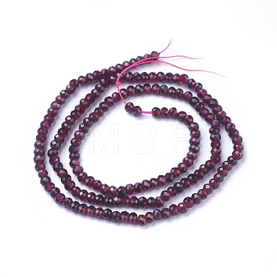 Natural Garnet Beads Strands G-E538-03-1