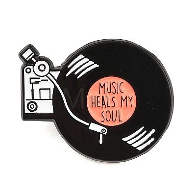 Music Heals My Soul  Enamel Brooches JEWB-I062-01EB-01-1