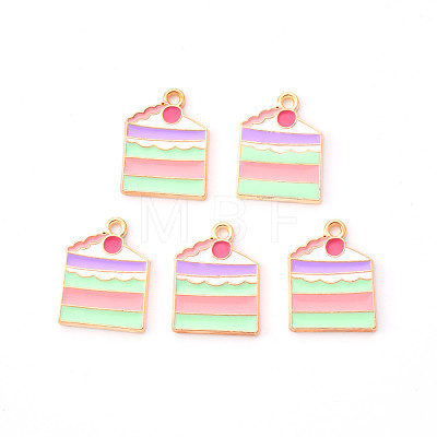 Alloy Enamel Pendants X-ENAM-R058-05-1