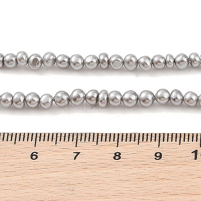 Electroplated Shell Pearl Beads Strands BSHE-C006-05C-1