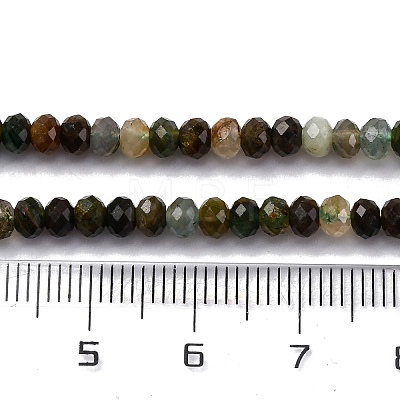 Natural Fuchsite Beads Strands X-G-G139-B14-01-1