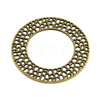 Tibetan Style Alloy Linking Rings TIBE-Q035-055AB-NR-1