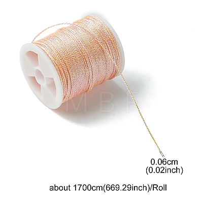 17M Rainbow Color Polyester Sewing Thread OCOR-E026-08B-1