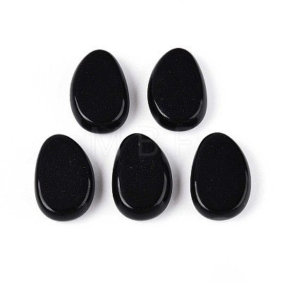 Natural Obsidian Pendants G-N349-08A-1