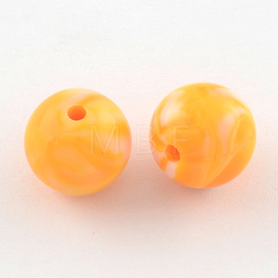 Opaque Acrylic Beads SACR-R853-10mm-203-1