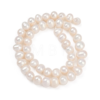 Natural Cultured Freshwater Pearl Beads Strands PEAR-I007-07J-02A-1