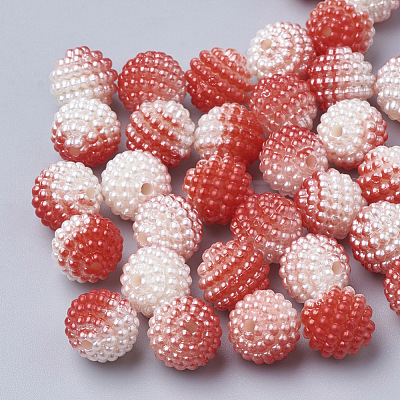 Imitation Pearl Acrylic Beads OACR-T004-10mm-10-1