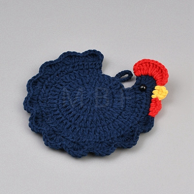 Polyester Coasters AJEW-WH0410-213J-1