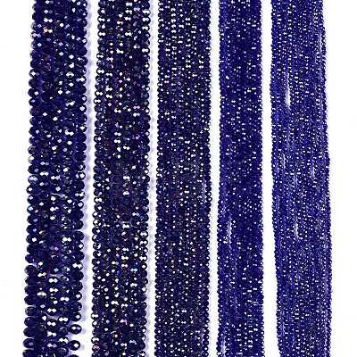 Electroplate Glass Beads Strands LS-EGLA-A044-T3mm-B06-1