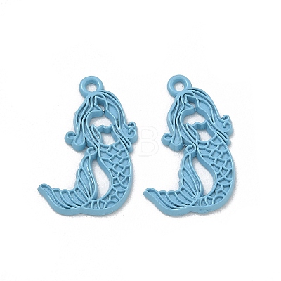 Spray Painted Alloy Pendants AL-CBA5D51-01D-01-1