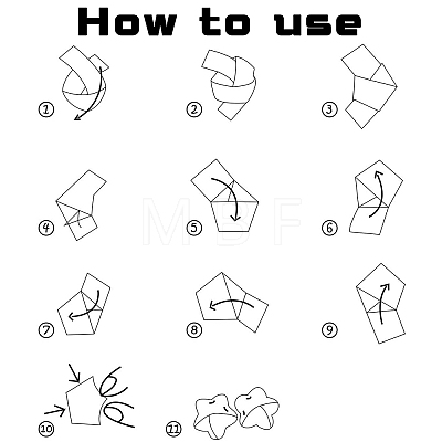 Origami Stars Paper AJEW-CA0001-11-1