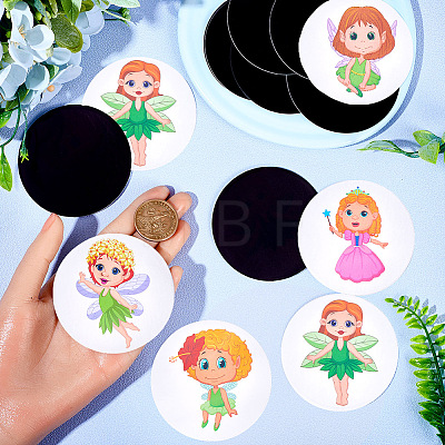 Round Dot PVC Potty Training Toilet Color Changing Stickers DIY-WH0488-31E-1