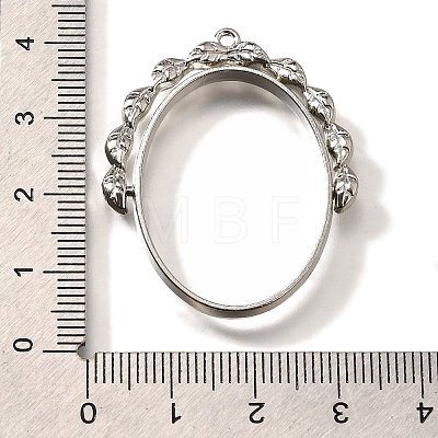 Alloy Open Back Bezel Pendants PALLOY-I223-18P-1