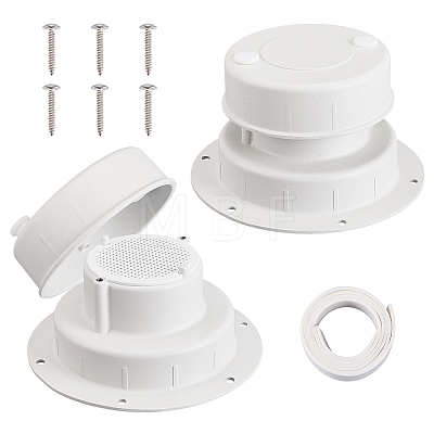 Aluminum RV Roof Vent Cap Replacement Kit AJEW-WH0752-911-1
