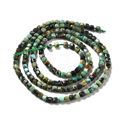 Natural African Turquoise(Jasper) Beads Strands G-D467-A13-1