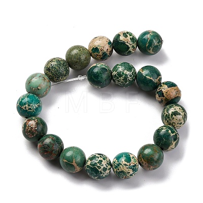 Dyed Natural Regalite/Imperial Jasper/Sea Sediment Jasper Beads Strands G-B124-C03-04-1