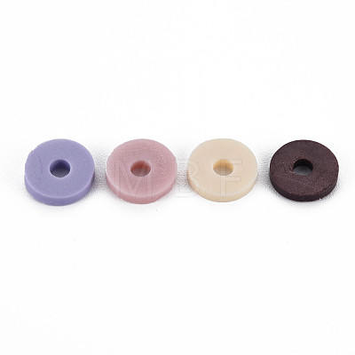 4 Colors Handmade Polymer Clay Beads CLAY-N011-032-15-1