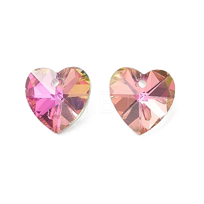 Faceted Glass Charms RGLA-L026-B09-1