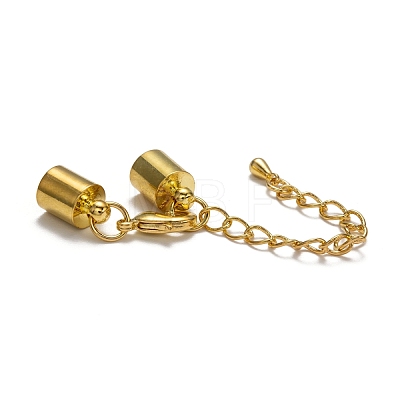 Brass Chain Extender KK-L089-03G-NF-1
