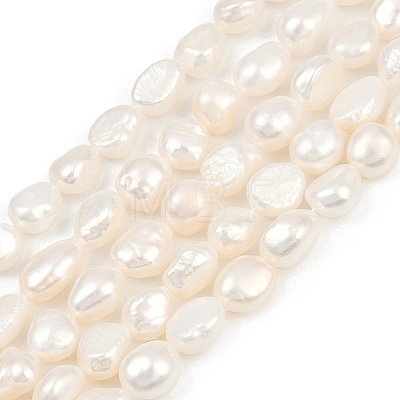 Natural Cultured Freshwater Pearl Beads Strands PEAR-P064-20K-06A-1