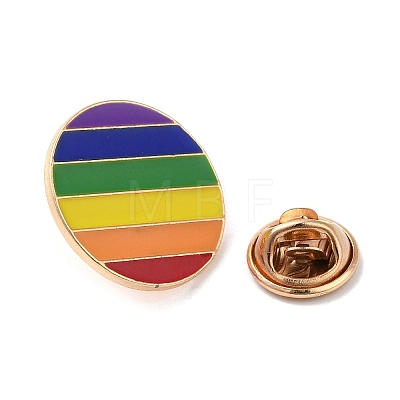 Pride Rainbow Theme Enamel Pins JEWB-G031-01D-1