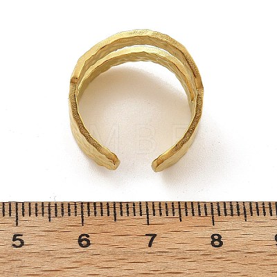 304 Stainless Steel Open Cuff Rings RJEW-R014-02G-02-1