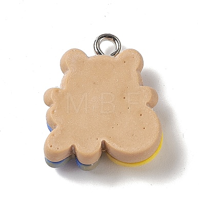 Opaque Resin Pandents RESI-M028-02B-1