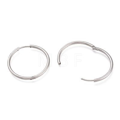 201 Stainless Steel Huggie Hoop Earrings EJEW-O095-02G-1