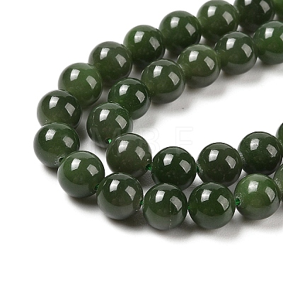 Natural Canada Jade Beads Strands G-NH0001-G01-02-1