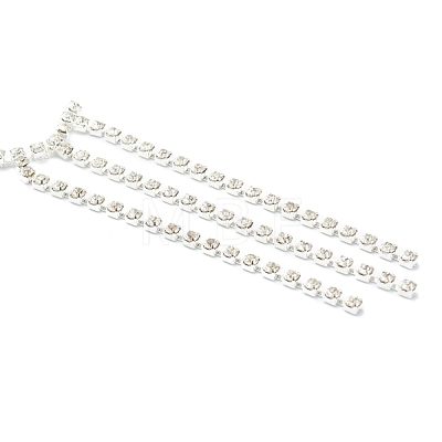 Glass Rhinestone Cup Chains FIND-XCP0001-07-1