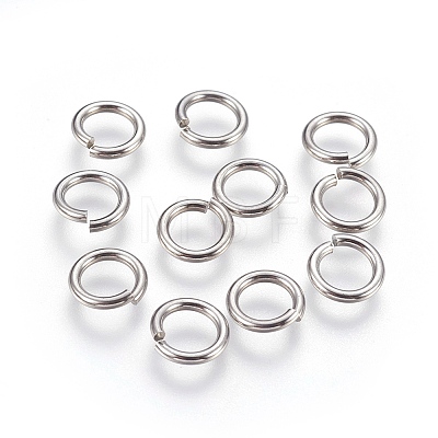 Non-Tarnish 304 Stainless Steel Open Jump Rings X-STAS-P212-25P-16-1