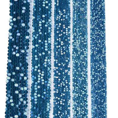 Transparent Glass Beads Strands EGLA-A044-T2mm-MB27-1