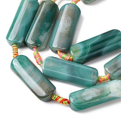 Natural Agate Beads Strands G-H342-B03-01-1