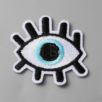 Evil Eye Patch PATC-WH0009-27A-1